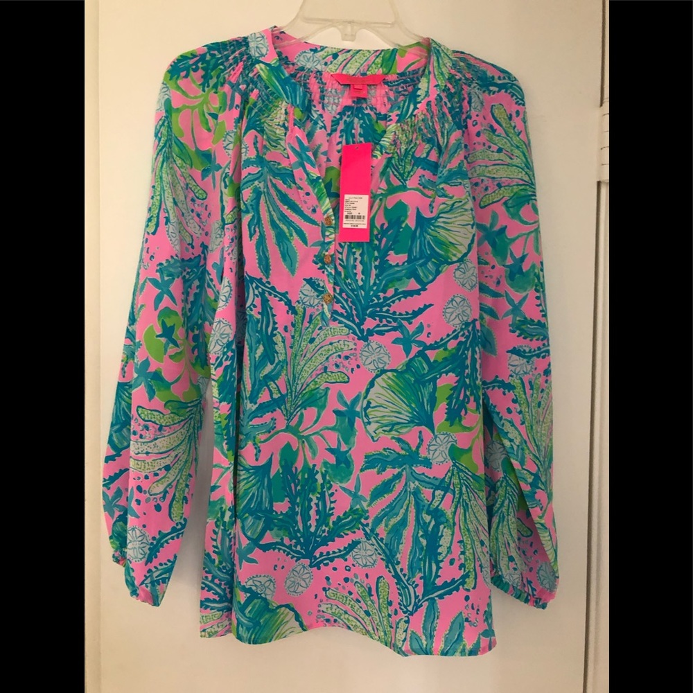NWT Lilly Pulitzer Medium Silk Elsa